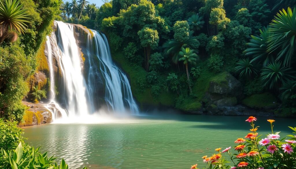 perjalanan Banyumala Twin Waterfall